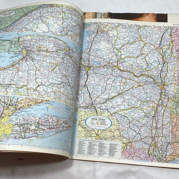 Vintage State Farm Road Atlas United States Mexico Canada Alaska Map Book - Picture 5 of 8